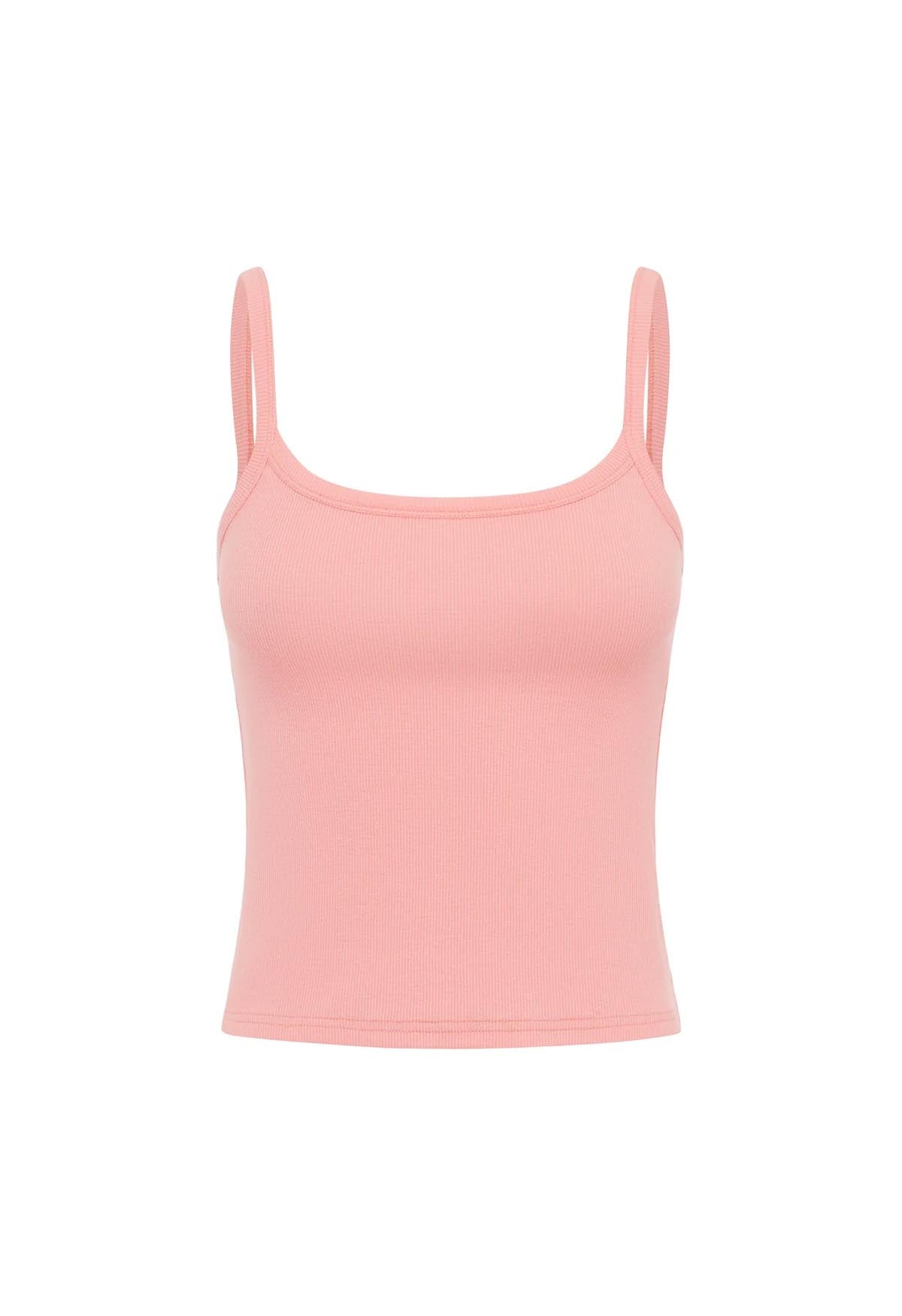 Ribbed Singlet Rosa