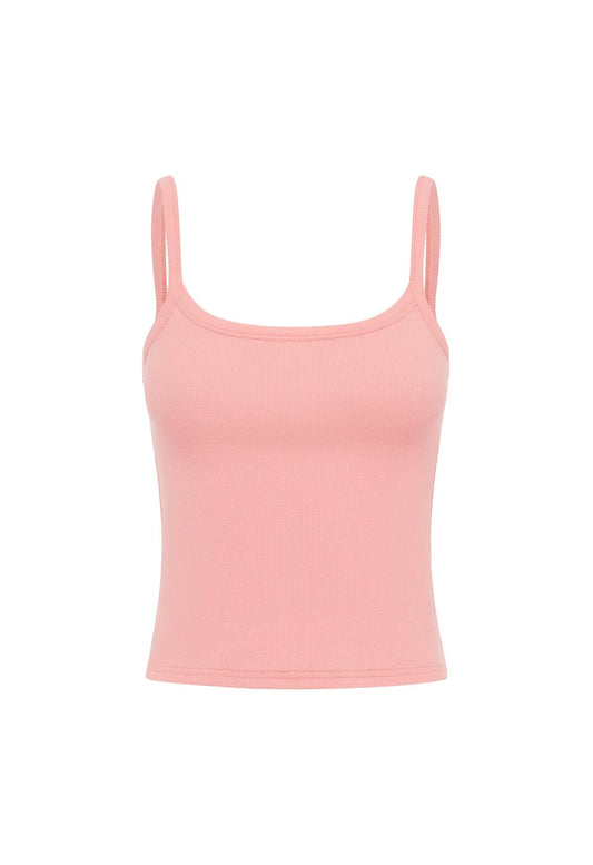 Ribbed Singlet Rosa