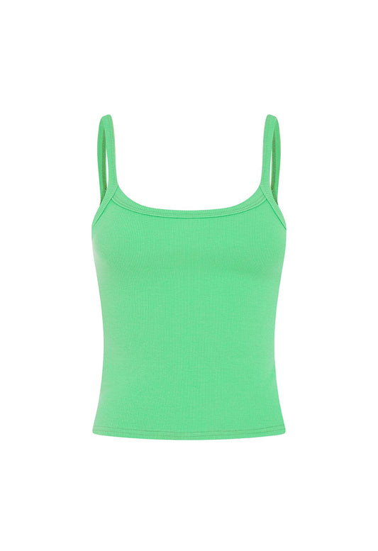 Ribbed Singlet Verde