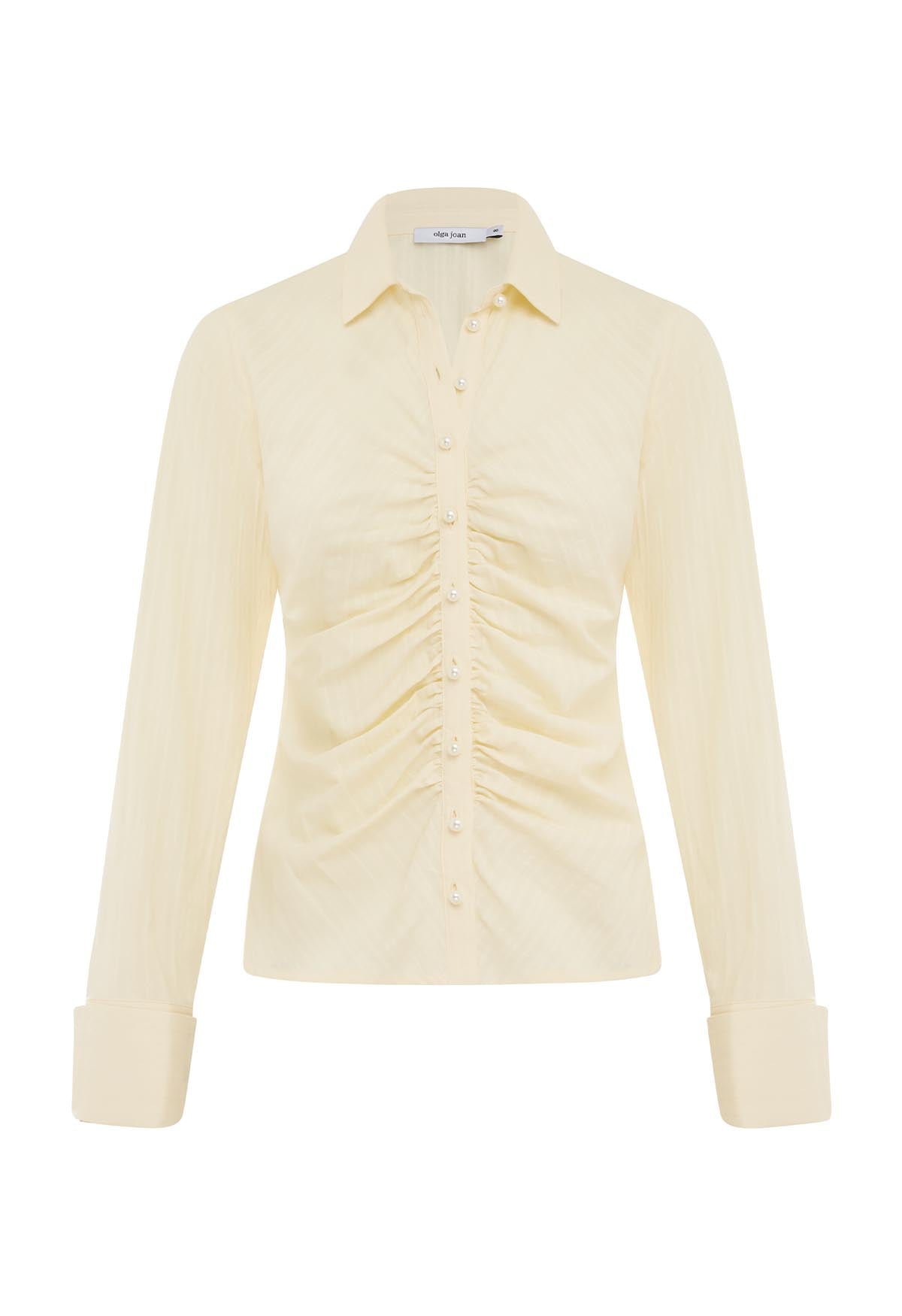 Ruched Front Shirt Burro