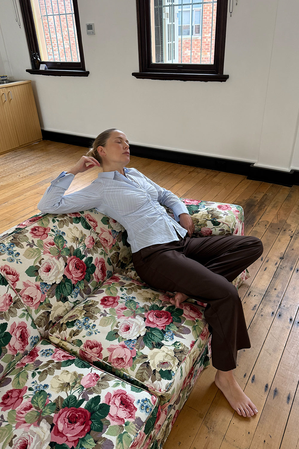 Ruched Front Shirt Cielo