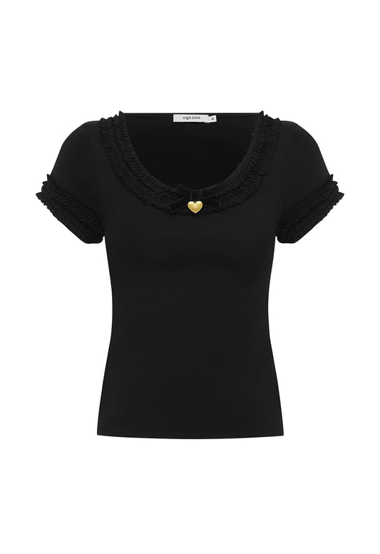 Ruffle Top Nera