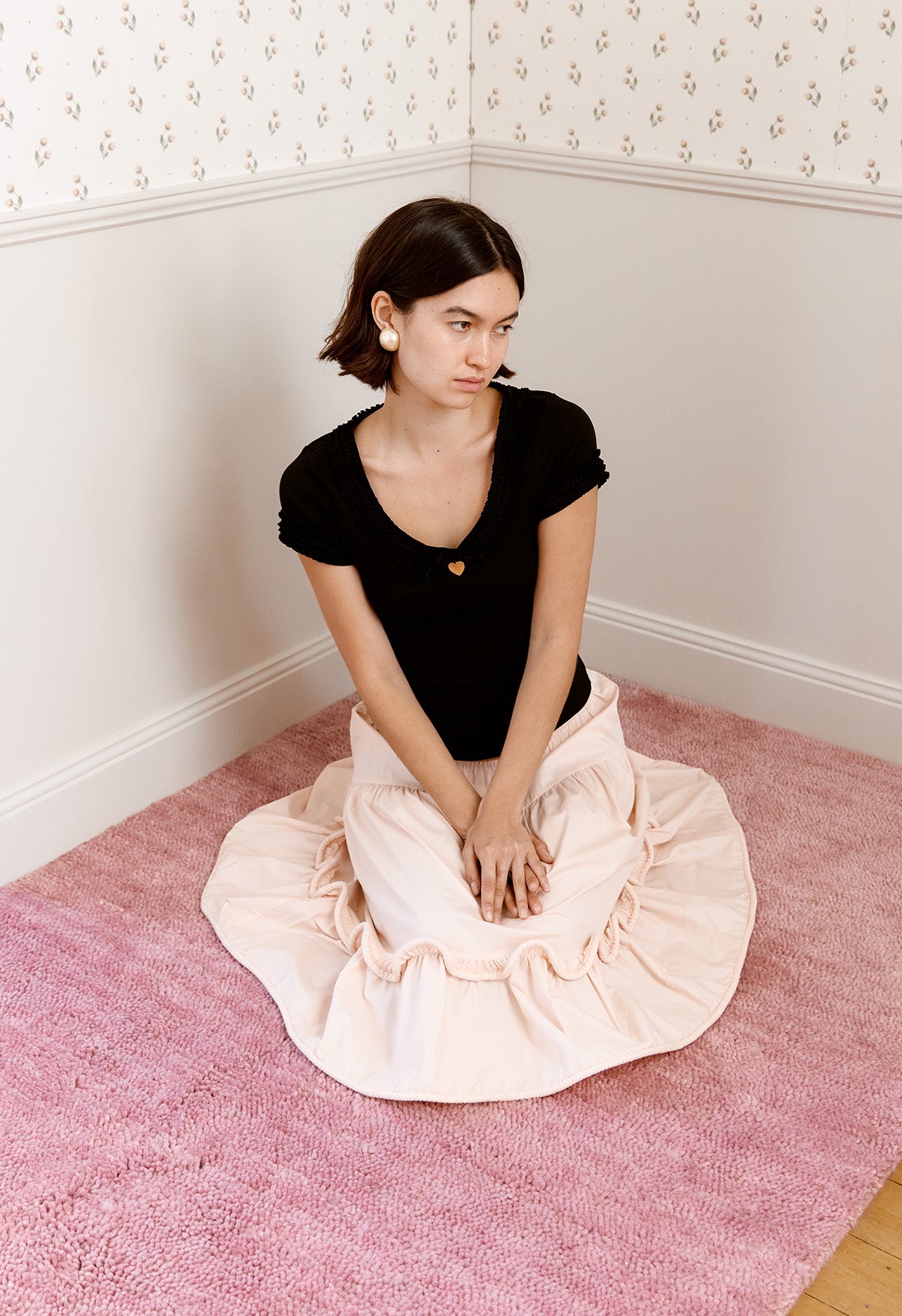 Ruffle Top Nera