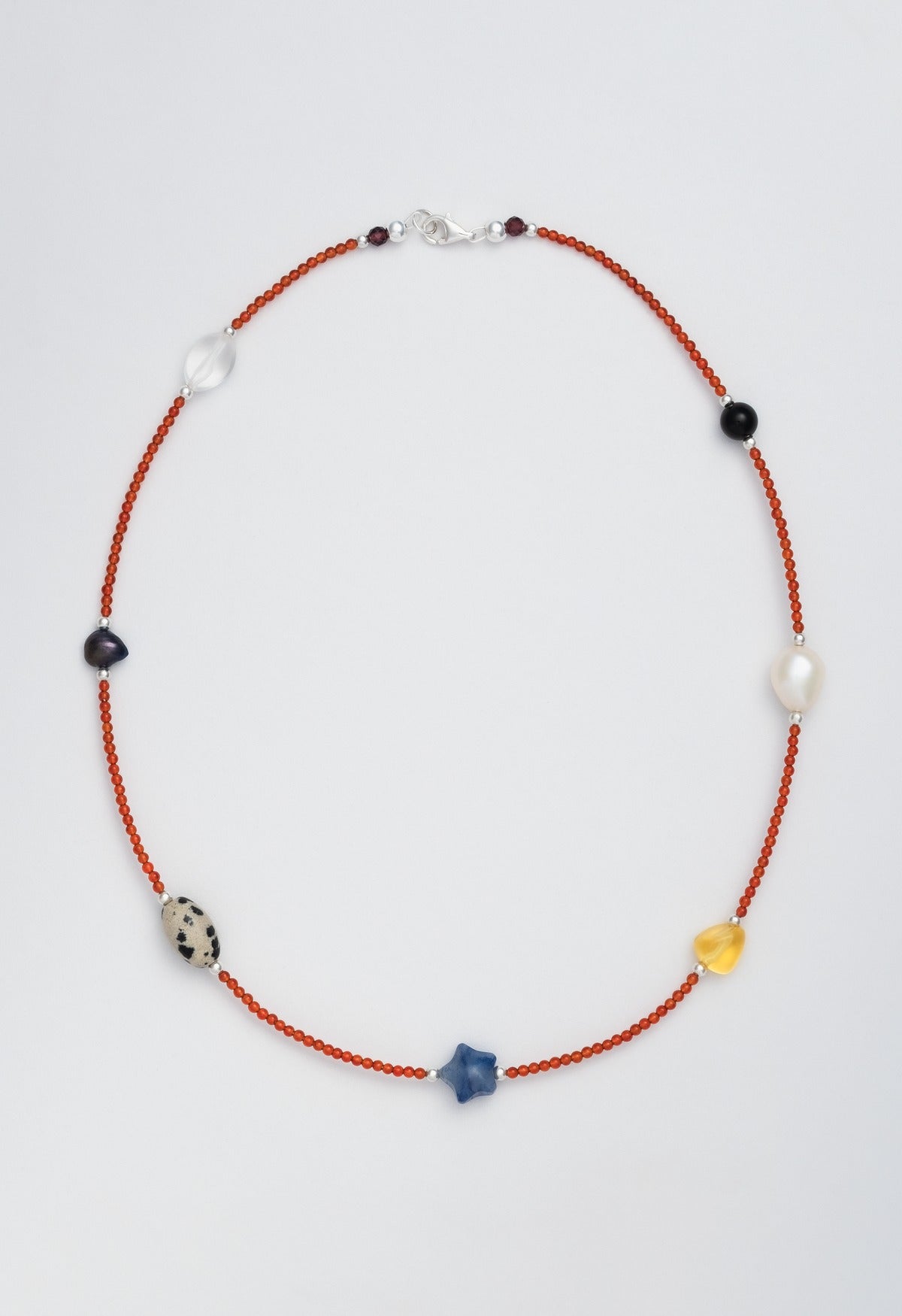Sun Ray Astra Necklace Carnelian
