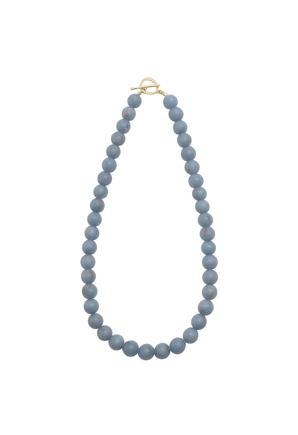 Sun Ray Necklace Angelite 10mm