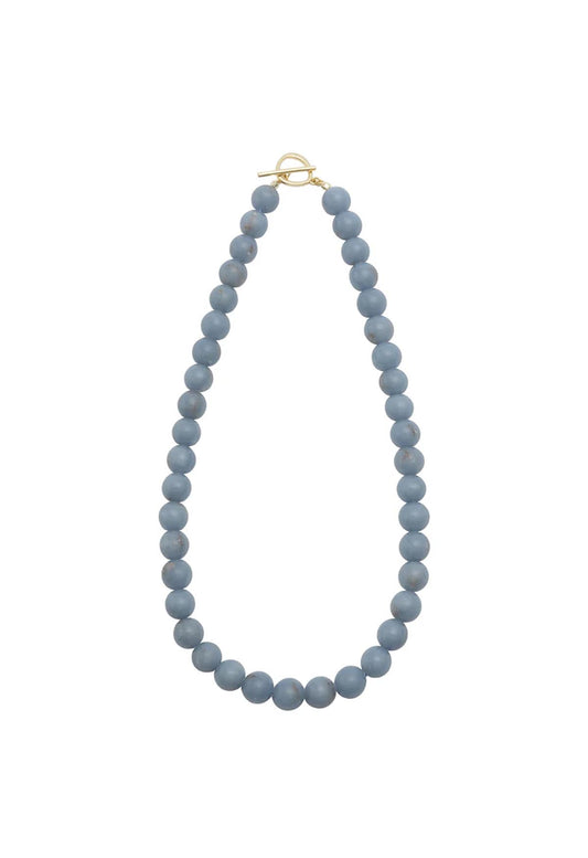 Sun Ray Necklace Angelite 10mm