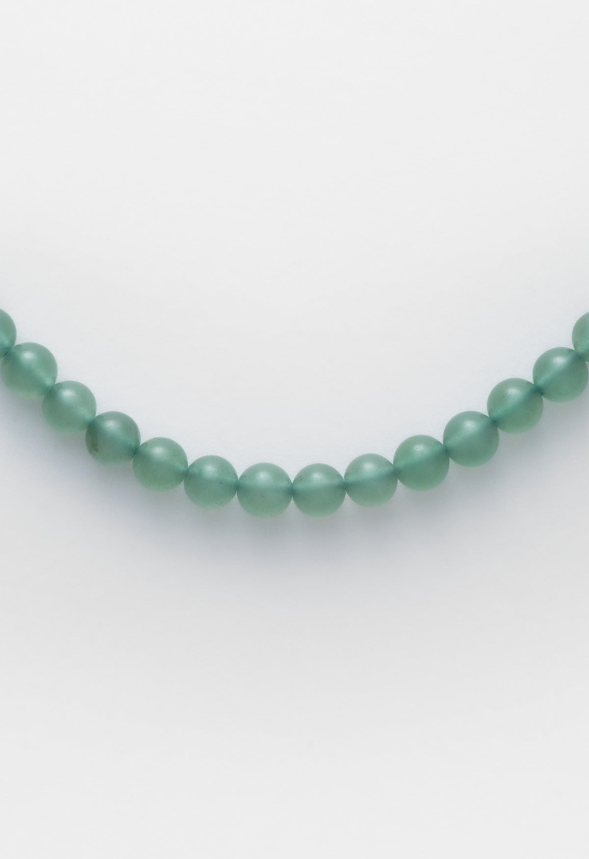 Sun Ray Necklace Aventurine Silver 6mm