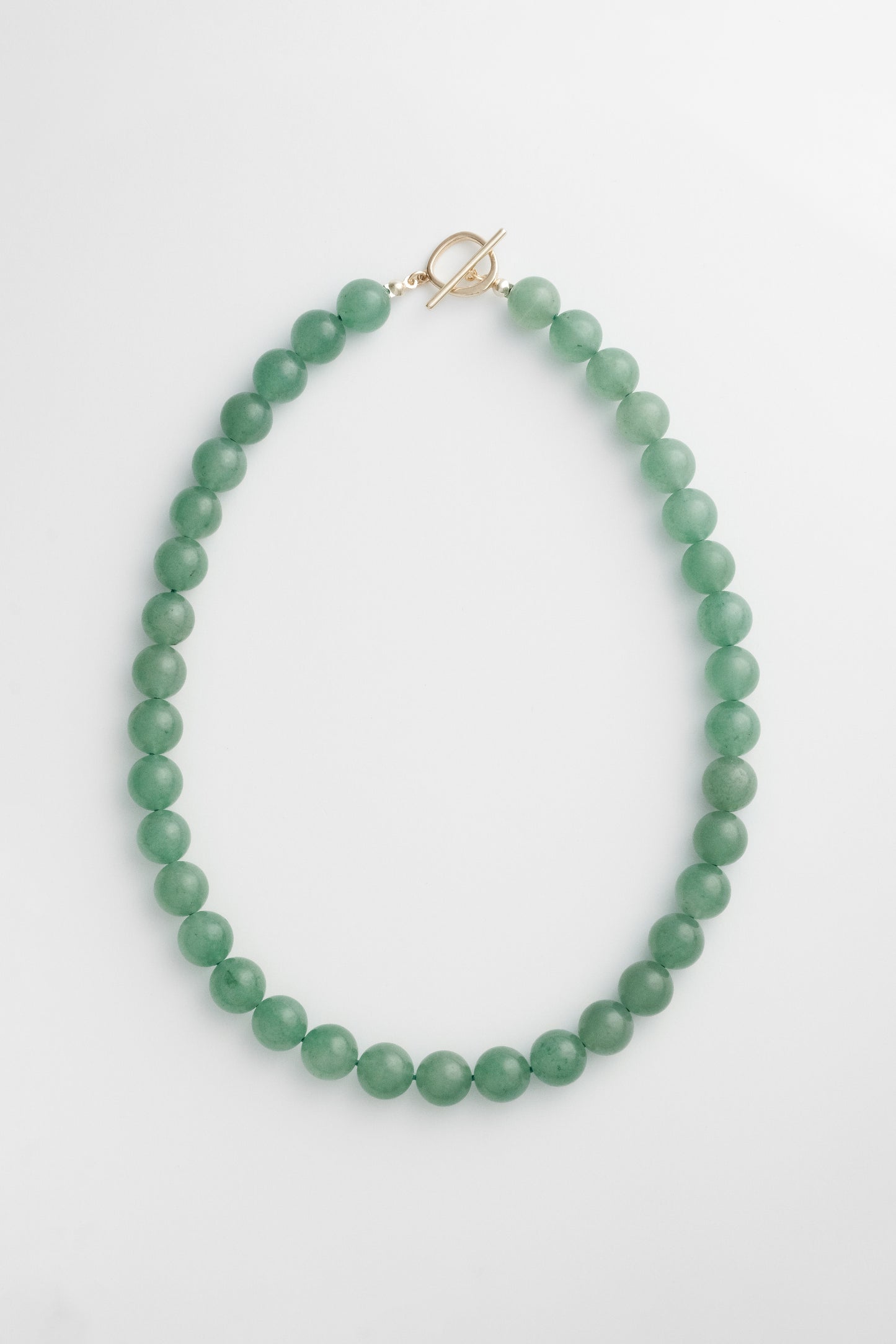 Olga Joan Sun Ray Necklace Aventurine Gold (M)