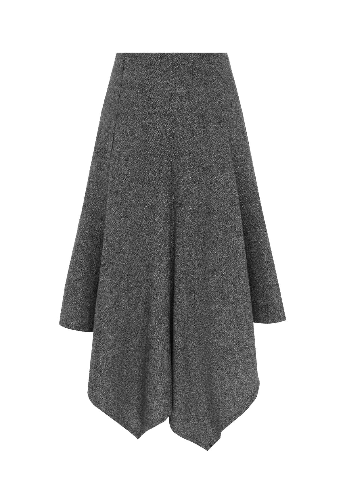 Handkerchief Skirt Grigio Mélange