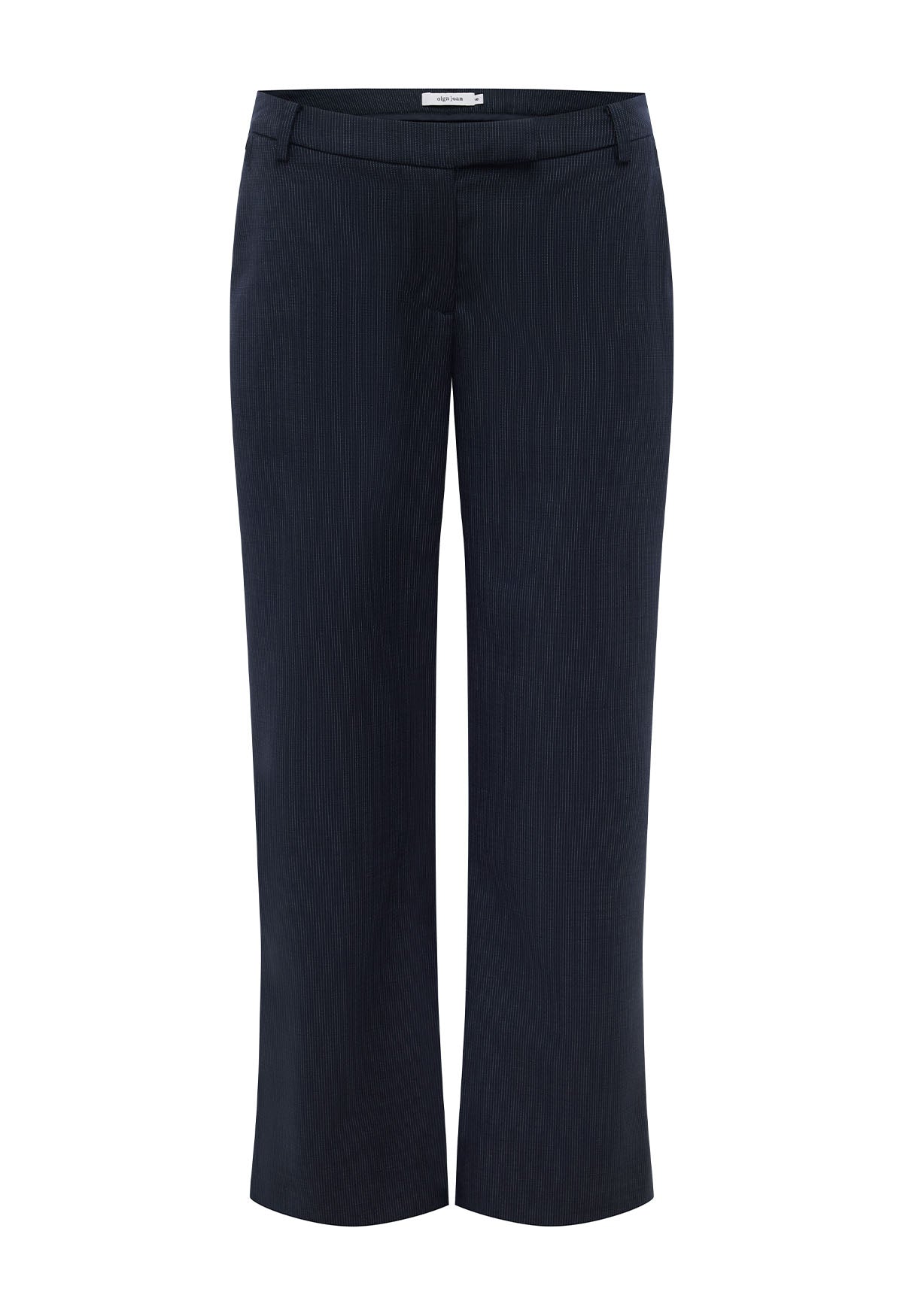Tailored Low-Rise Pant Navy Pinstripe