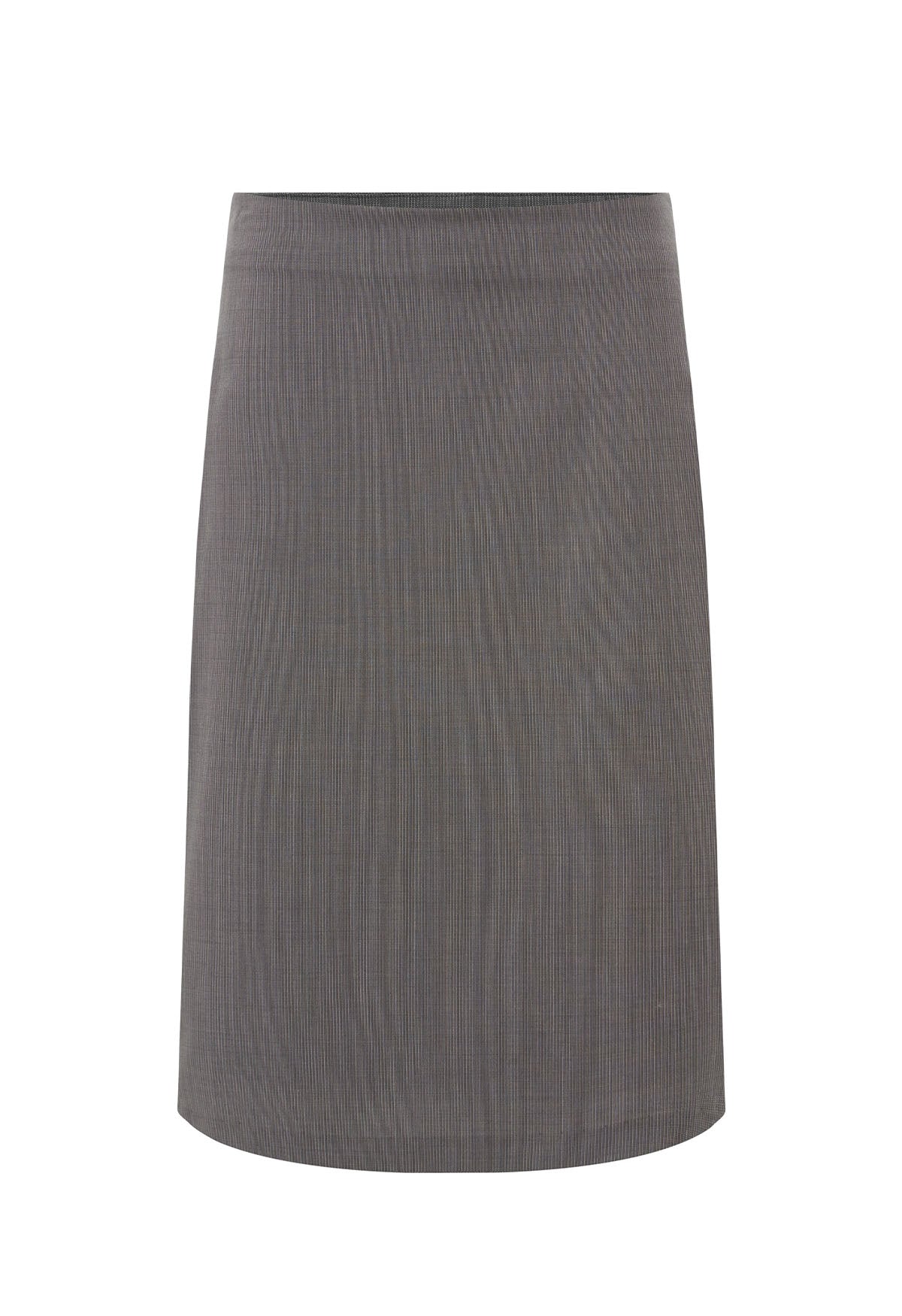 Tailored Straight Grain Skirt Multi Pinstripe