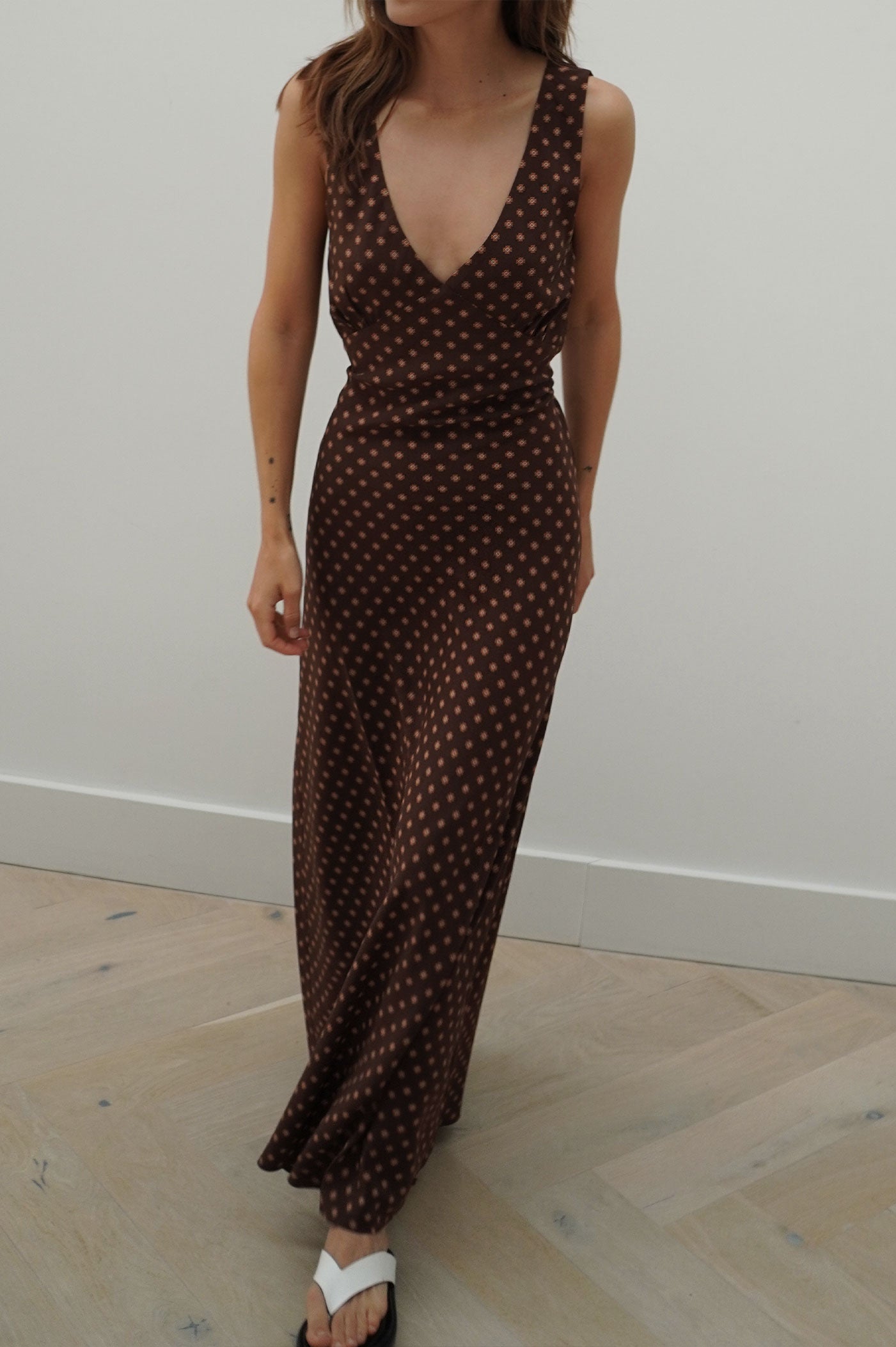 Plunge Bias Dress Gia Ciocco