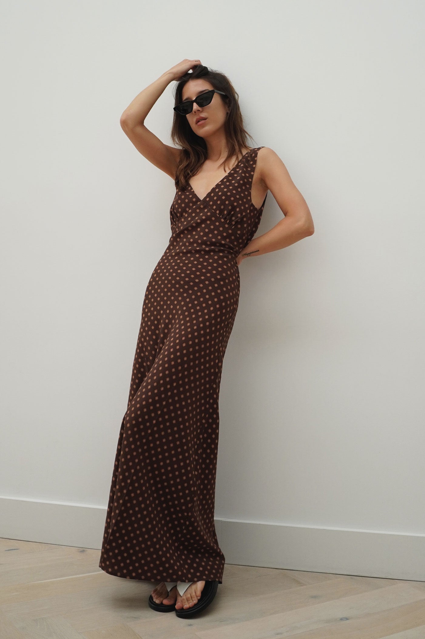 Plunge Bias Dress Gia Ciocco